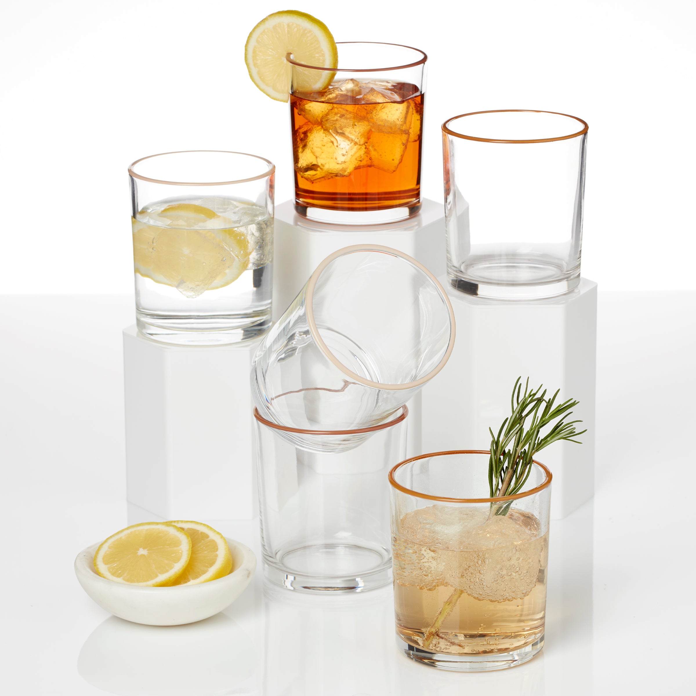 24 Seven Sunbaked Medium Tumbler - Set Of 6